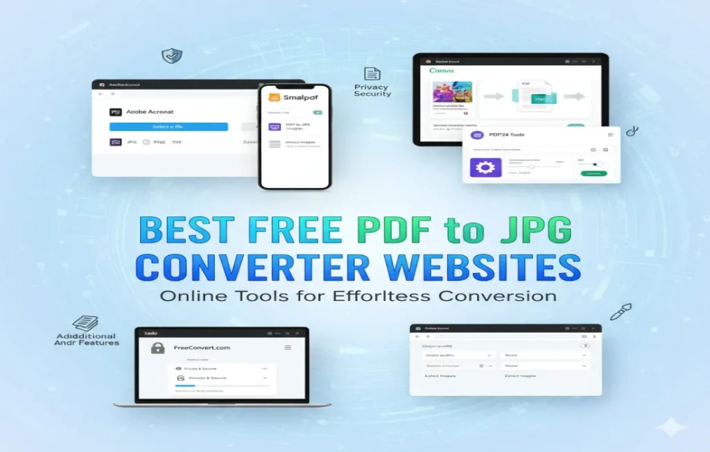 Free and Best PDF to JPG Converter Websites
